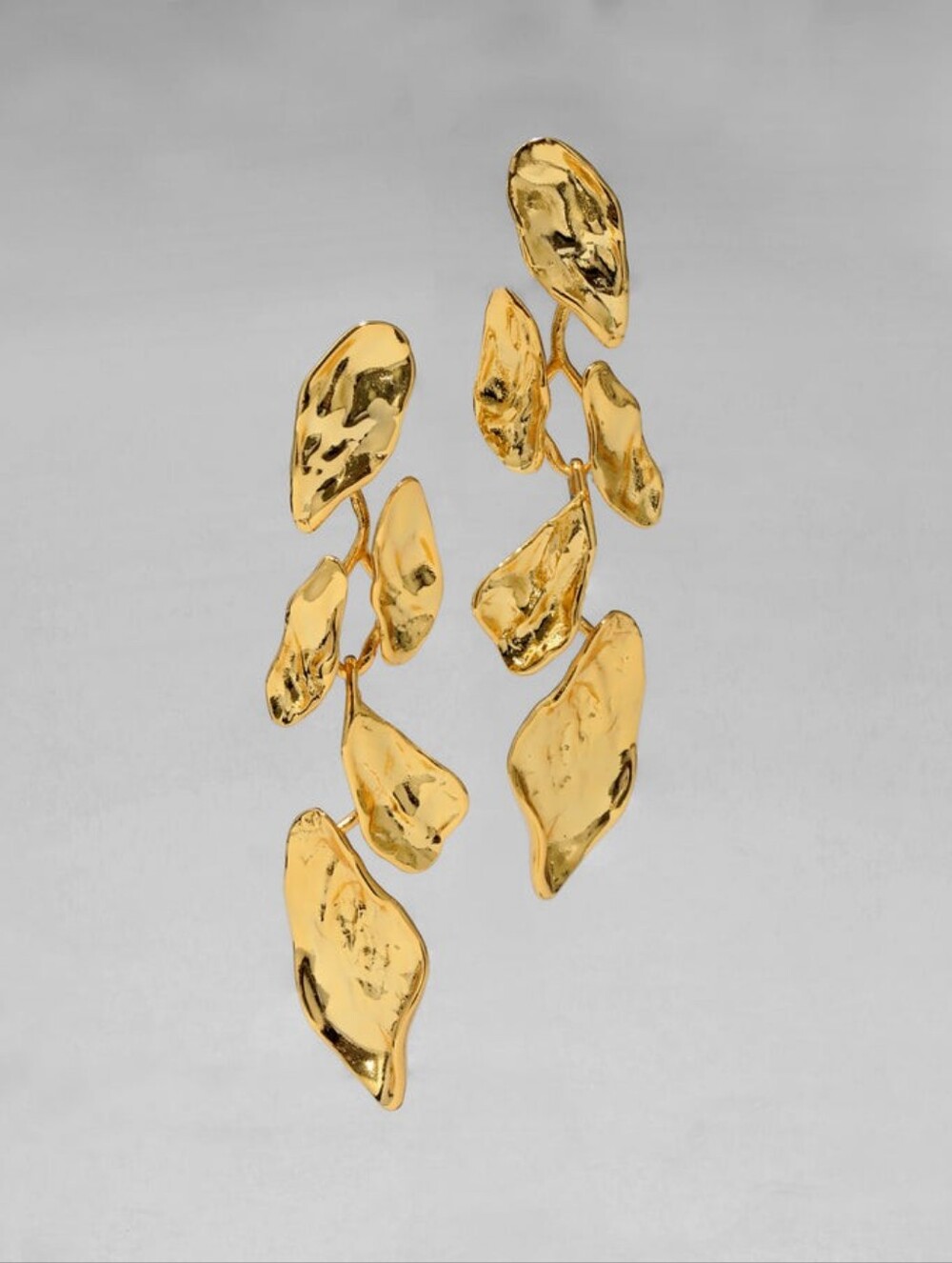 Alexis Bittar Mosaic Molten Gold Post Earring